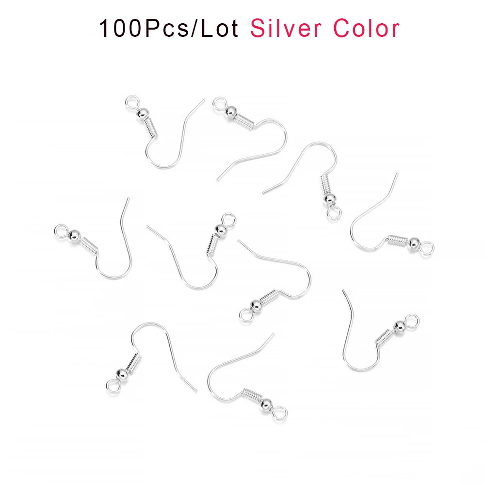 100Pcs Silver