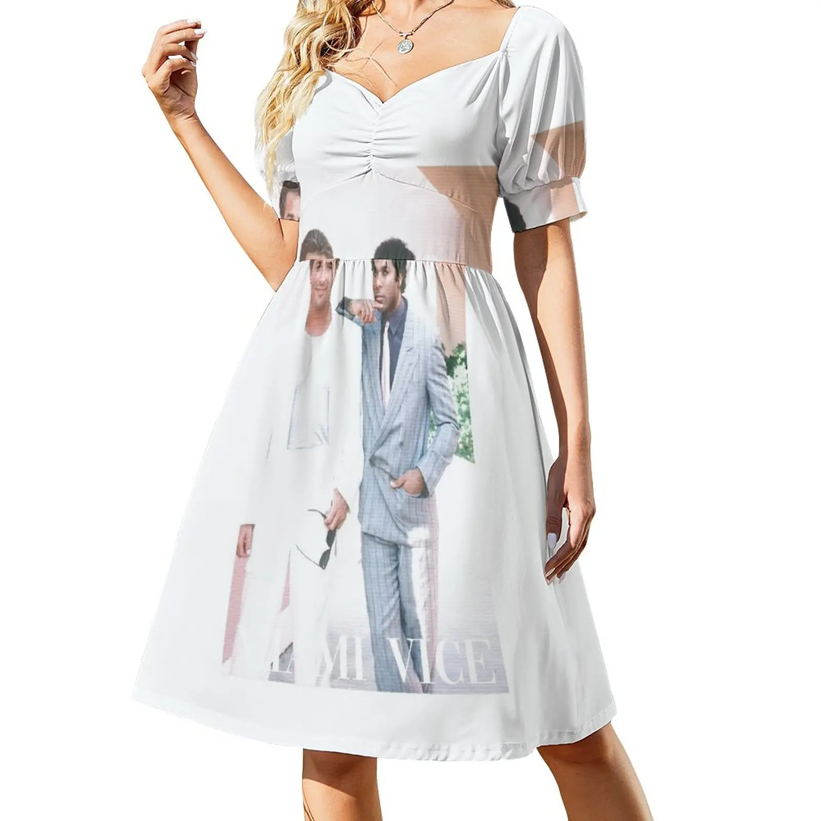 Miami Vice - Retro chic Sleeveless Dress summer clothes Aesthetic clothing women's summer dresses 2023