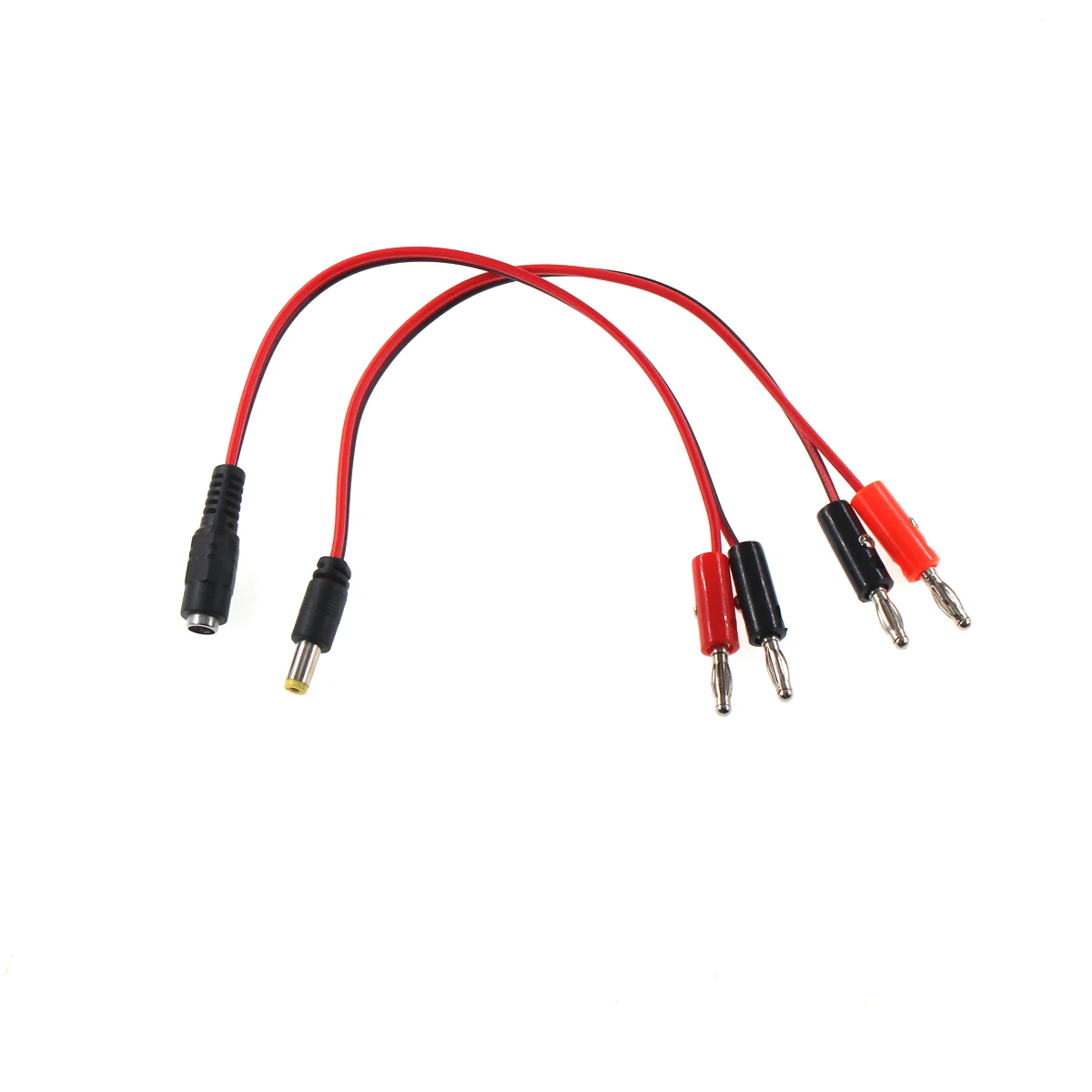 DC plug to banana plug cable 4mm power test cable DC5.5-2.1 Turn lantern DC male female