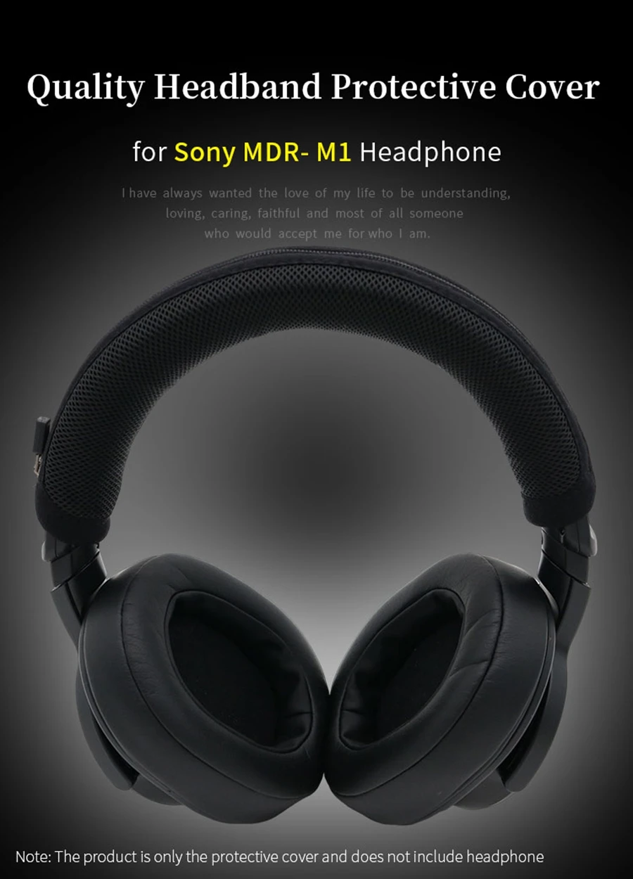 Headphone Head Beam Cover for SONY MDR-M1 Earphone Protective Case M1 Headset Headbeam Sleeve