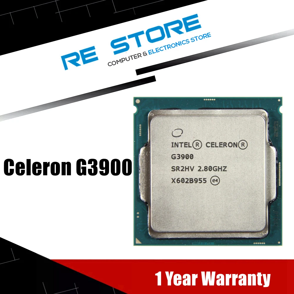 Intel Celeron G3900 2.8ghz 2m Cache Dual-core Cpu Processor Sr2hv ...