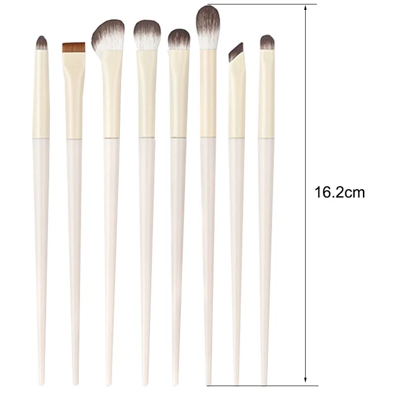 Natural Eye Makeup Brush Set Professional Soft Eyeshadow Brushes_voghion.com