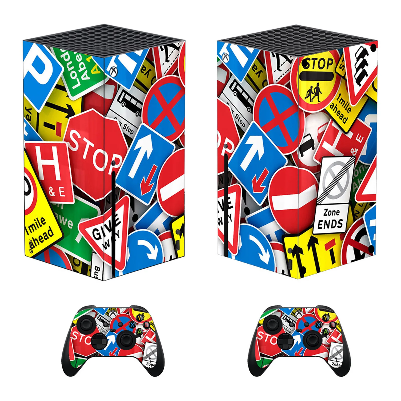Skin Stickers For X-Box Pvc Anime Fashionable Protector Skin Sticker Compatible With X-Box Series X-Box Series S Vinyl Sticker