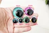 10PAIRS  14MM TO 35MM WHITE PUPIL 3D COMICAL ROUND GLITTER TOY EYES COLORFUL DOLL EYES -T10 6