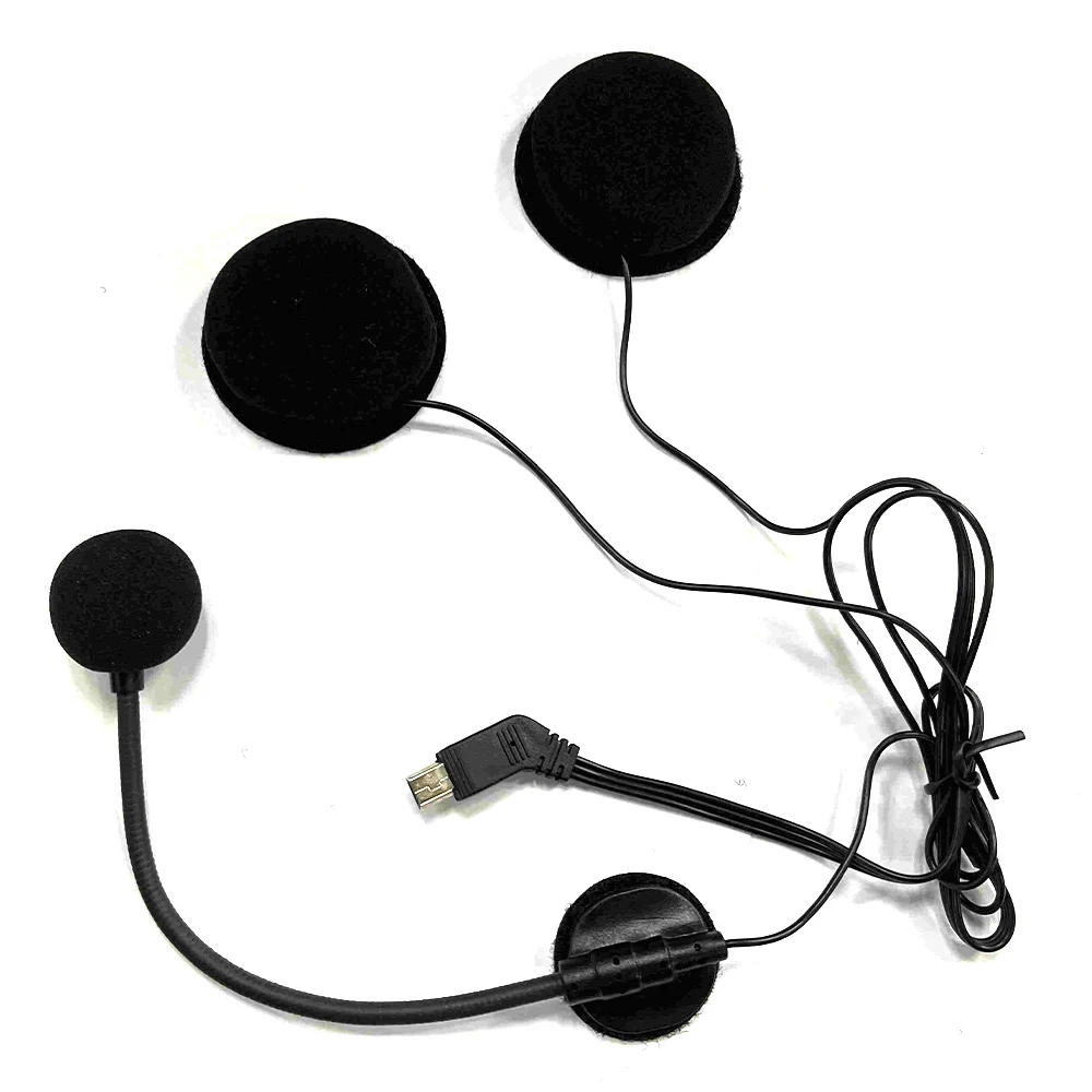 Motorcycle Helmet Bluetooth Headset Microphone Speaker Headset Accessories for Half-Helmet images - 6