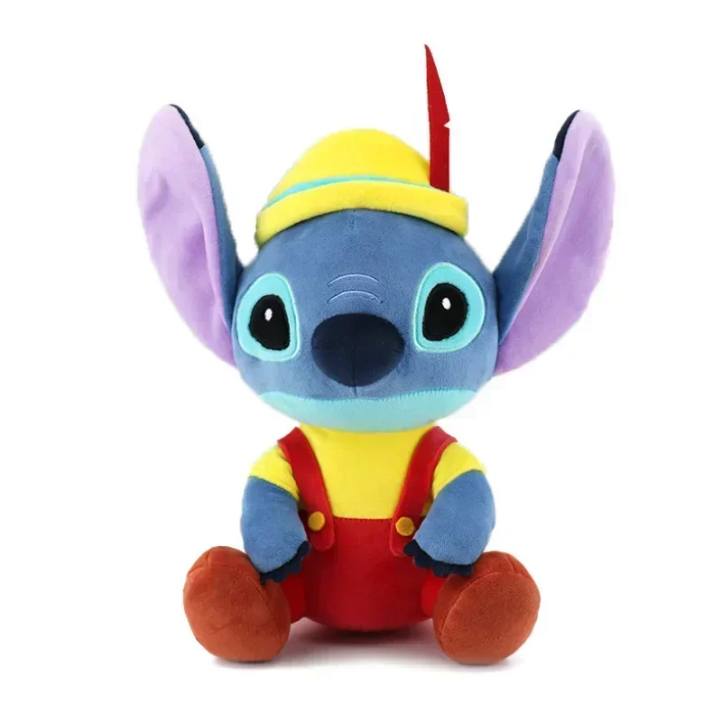 Disney Cartoon Stitch Angel Scrump Plush Dolls Anime Toys Lilo & Stitch Stich Plush Stuffed Toys Children Birthday Gifts plush toys