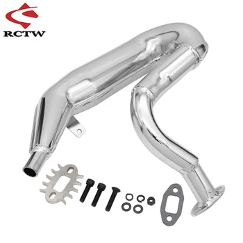 Tubo di scarico/tubo sintonizzato del motore 23CC ~ 36CC per 1/5 Rc Car HPI ROFUN KingMotor ROVAN BAJA 5B 5T 5SC Truck Parti di ricambio di aggiornamento