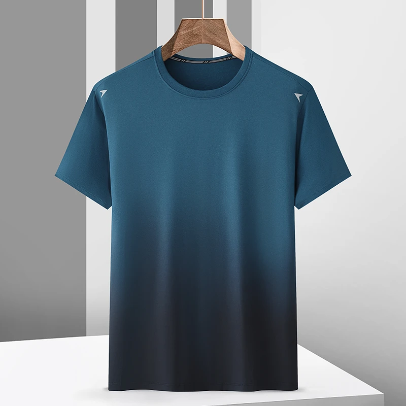 Quick Dry Sport T Shirt Men's 2022 Short Sleeves Summer Casual Print