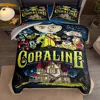Coraline Duvet Cover Set King Queen Double Full Twin Single Size Bed Linen Set 1