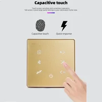 Low Price 86 Touch Screen Home Theater Systems Background Music Controller IPS USB,SD Card Bluetooth Wall Amplifier 4