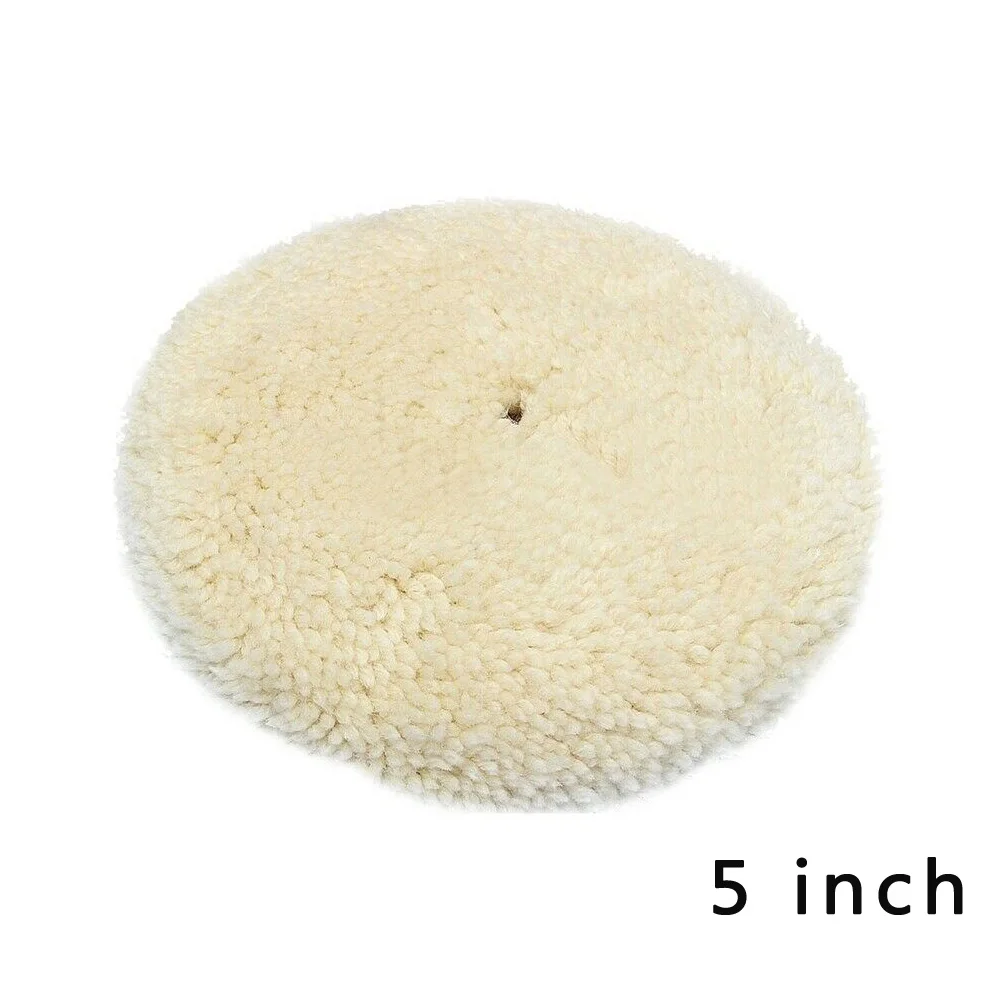 

New Portable Polished Bonnet Pad Wool Parts 5 Inch/6 Inch Automotive Tools Soft Wool Bonnet Pad Electric Grinding