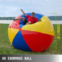 100/200cm Giant Inflatable Pool Beach Outdoor Fun Thickened Pvc Sports Ball Outdoor Water Games Party Children's Toy Balloon 1