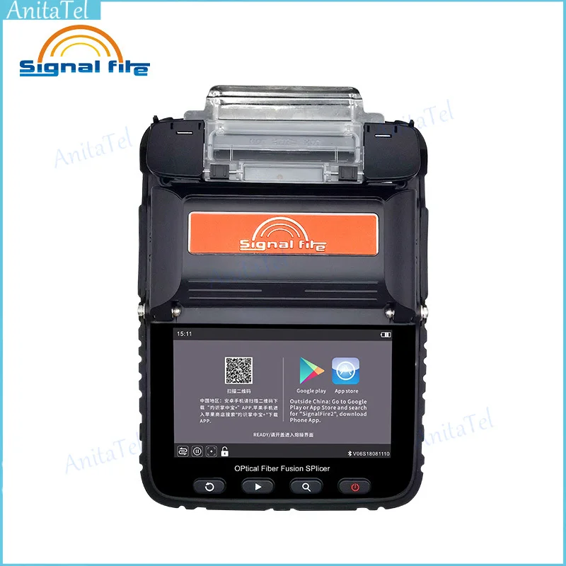 Ai-6C Fusion Splicer Ftth Giuntatrice A Fibra Ottica Giuntatrice A Fusione Di Fibra Ottica Multi-Lingua Automatica 6 Motori