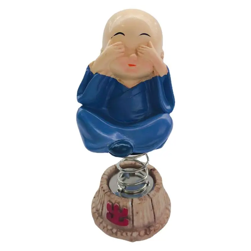 

Sliding Car Ornaments Creative dashboard ornaments interior decorations dashboard accessories car creative monk ornaments