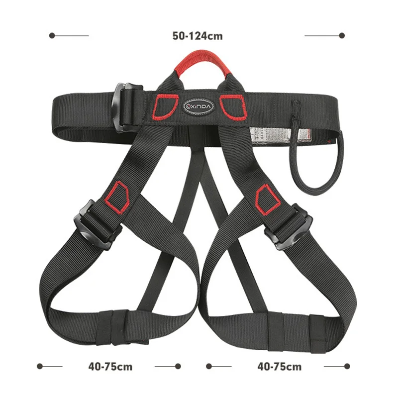 High-altitude Work Half Body Safety Harness Safety Belt Outdoor Climbing Rescue Electrician Construction Protective Equipment