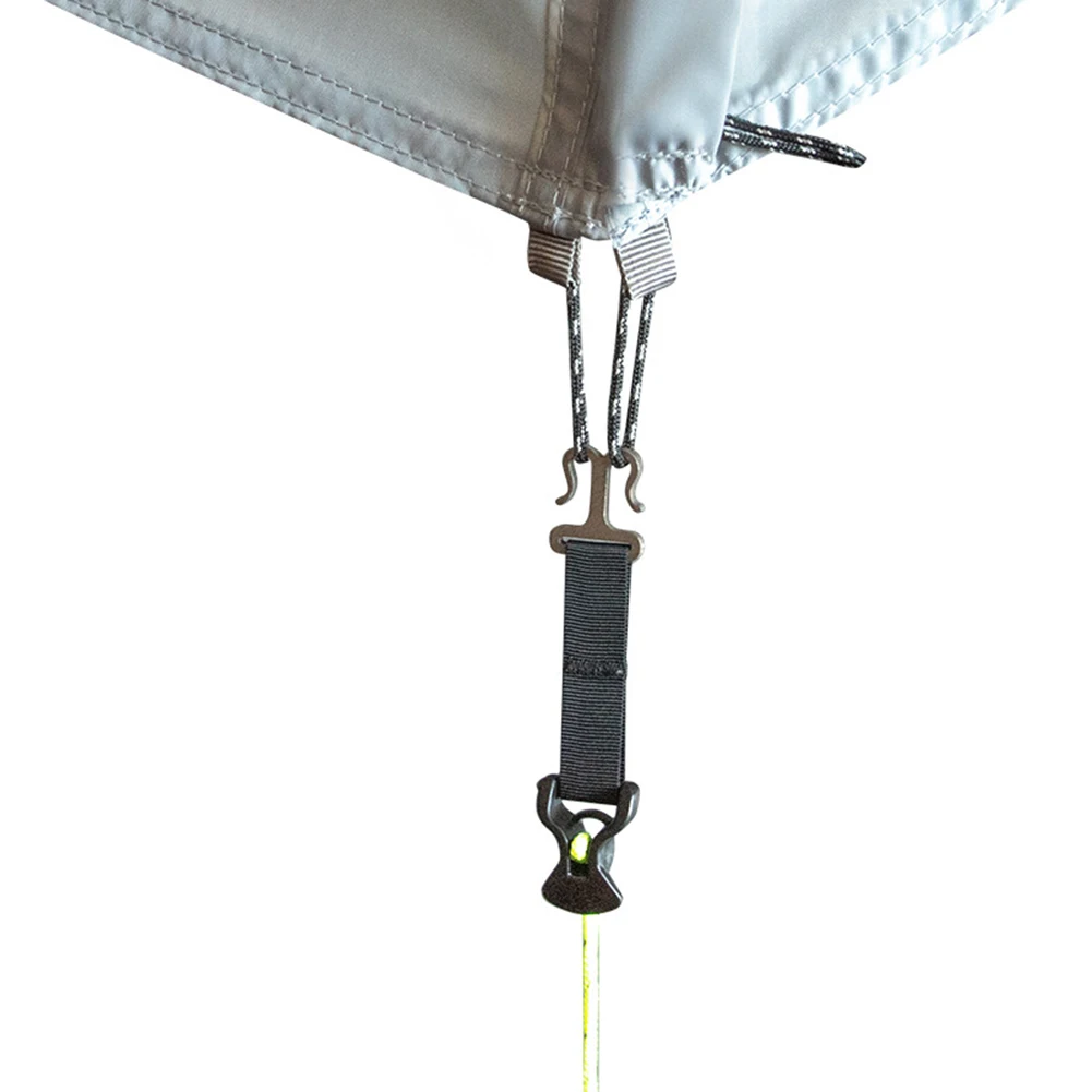 Camping Tent Buckle Rope Tensioner Awning Hooks Wind Rope Holder Tent Double-door Outdoor Hiking Tents Parts