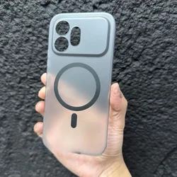 Ultra Thin Magnetic Transparent Drop - Proof TPU Case - Skin - Friendly Frosted Cover for Honor Power (Black)