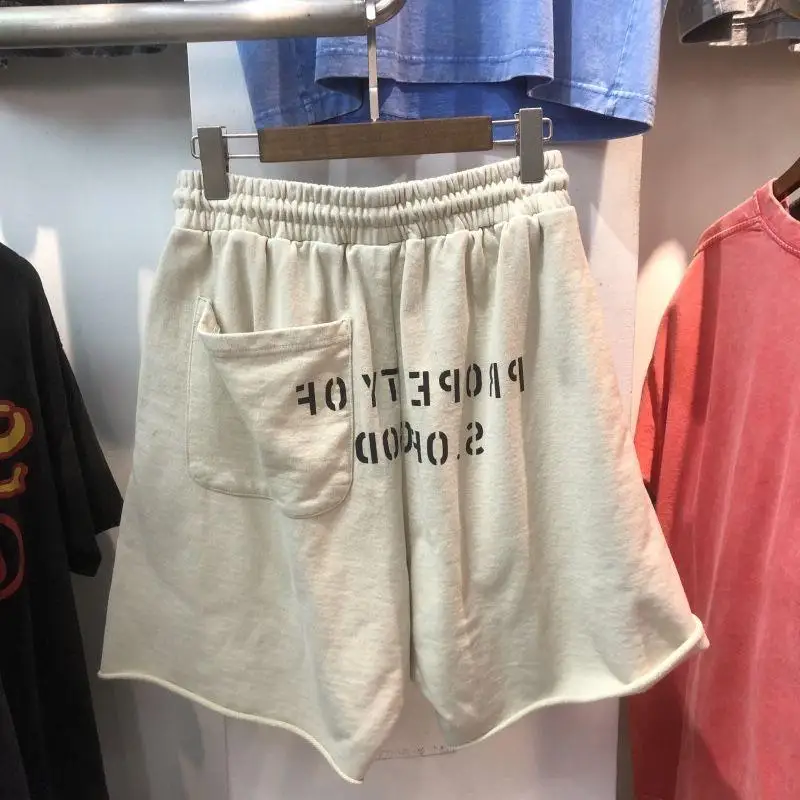 2024 Summer Men Sports Shorts Fitness Basketball Beach Pants Mesh Breathable Bodybuilding Gym Training Shorts Men's Sweatpants