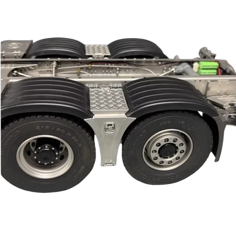 Metal Mudguard Toolbox for 1/14 Tamiya RC Truck Scania MAN Volvo Benz Tamiya Scaleclub DEGREE Trailer Openable Toolbox Parts 5
