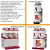 Commercial Ice Snow Melting Machine/Four Cylinder Slush Machine/Cold Drink Maker/Smoothies Granita Machine/Sand Ice Machine 2
