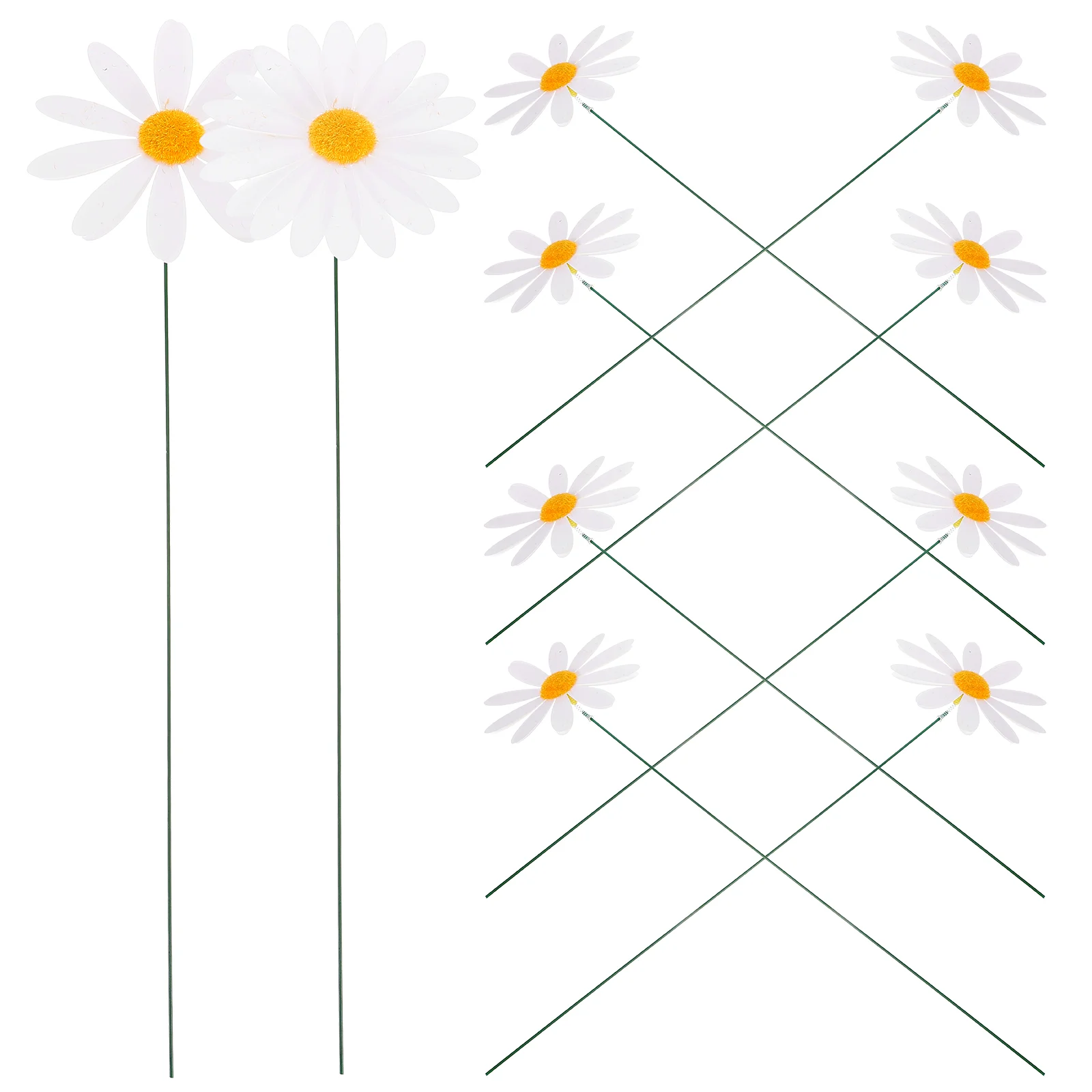 

DIY Artificial Flower Daisy Decor Garden Stake Decor Daisy Stakes Daisy Stick Garden Porch Home Wedding Daisy Decoration
