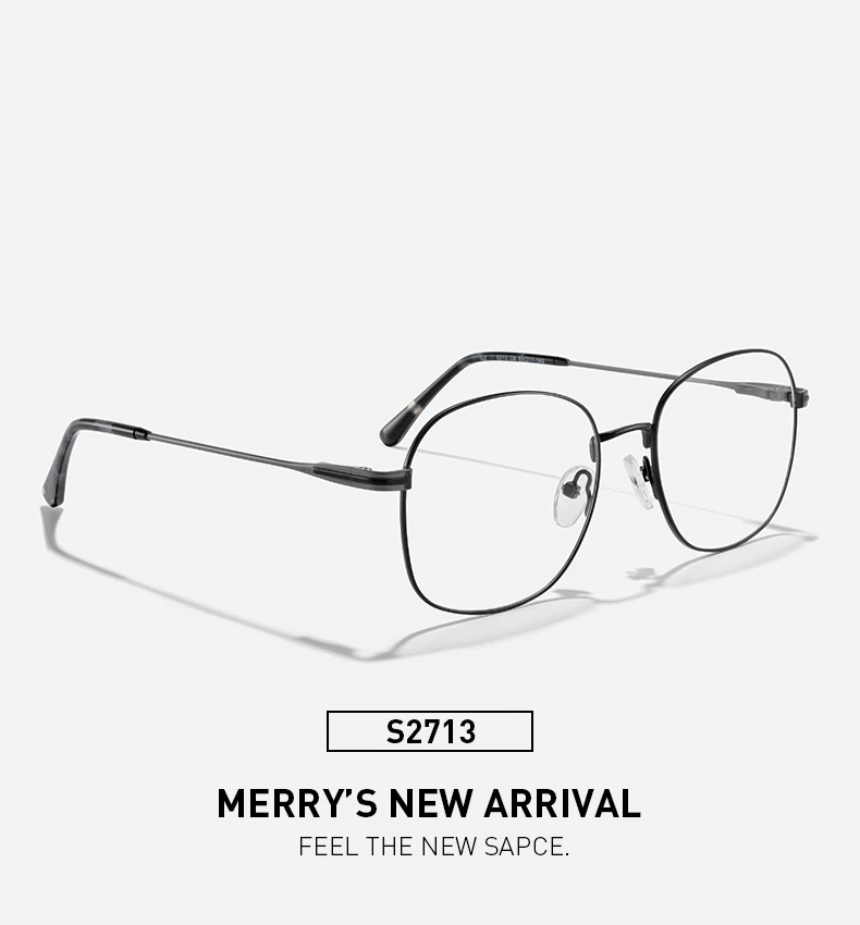 MERRYS DESIGN Retro Oval Gläser rahmen Für Männer Frauen Ultraleicht Brillen Vintage Brillen Optische Rahmen S2713 – Detail 1