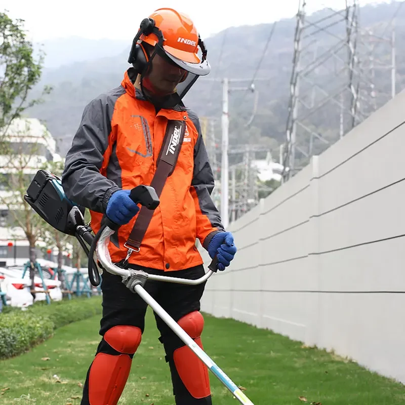 INDEL 가든 트리머 보호 마스크 산업용 임업 안전 헬멧 귀 보호대 트리머 부품 잔디 깎는 기계 액세서리