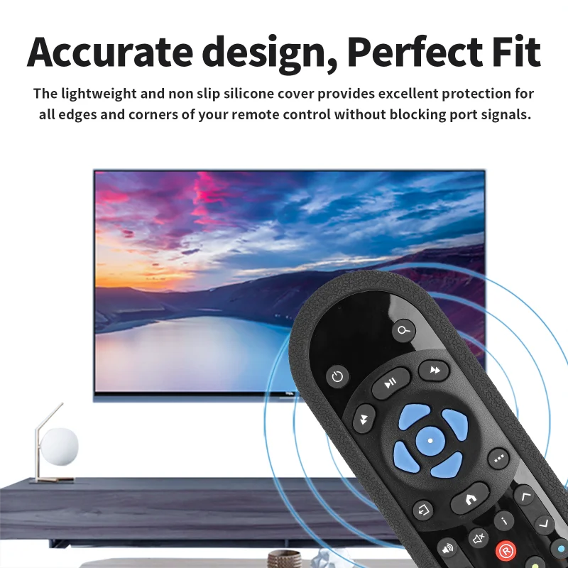Silicone Shockproof Remote Control Case with Lanyard