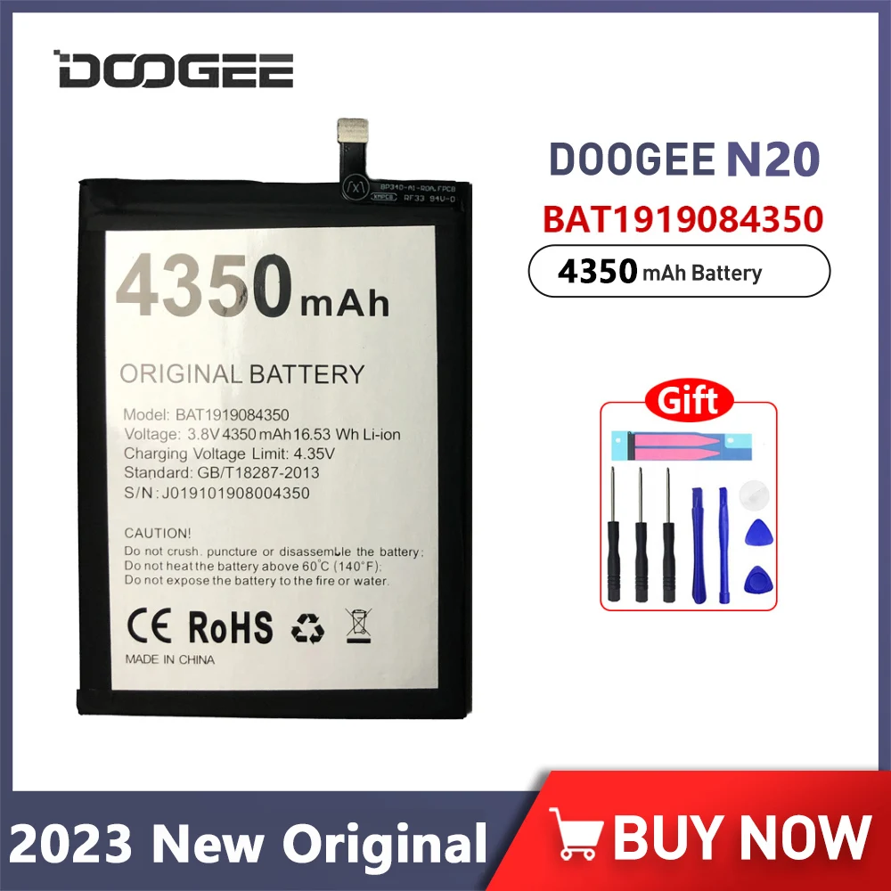 

New Original BAT1919084350 4350mAh Battery For DOOGEE N20 N20Pro N20 Pro High Quality Phone Batteries With Free Tools