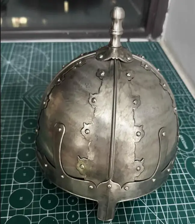 Chinese Ancient Helmet Liao Khitans Nose protection 1mm Stainless Steel
