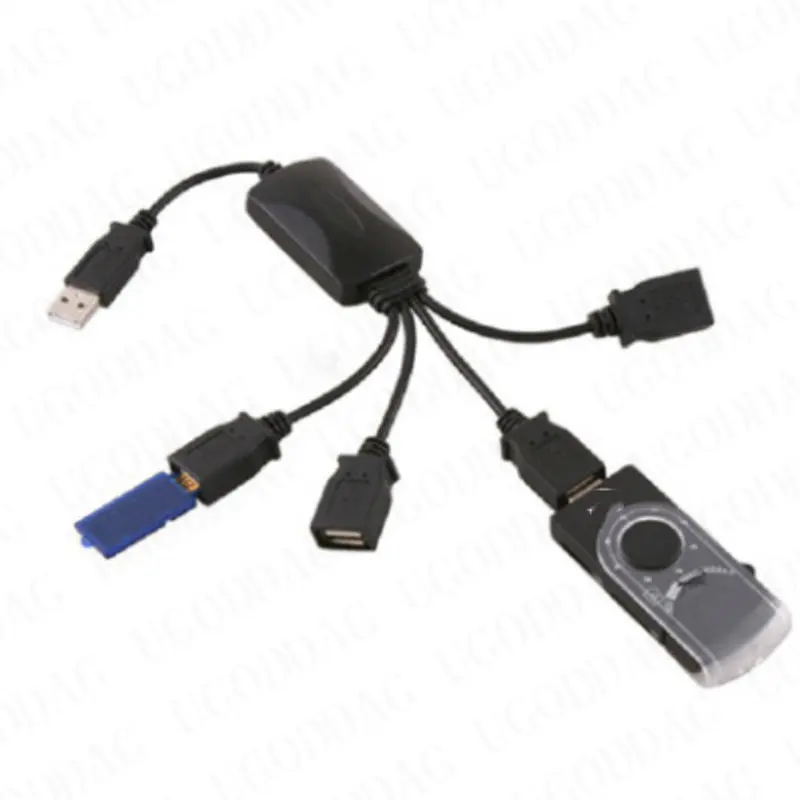 Macho para Fêmea Usb Hub Splitter Estender Cabo Usb 2.0 Extensão Linha de Dados Cabo Adaptador de Alimentação Soquete Conversor Usb 2.0 Cabo 1 - Imagem 3