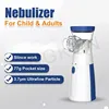 Medical Silent Mesh Nebulizer Handheld Asthma Inhaler Atomizer Children Health Care Oximeter Mini Portable Nebulizer Humidifier 2