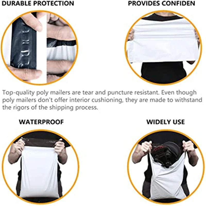 Courier Bag Express Envelope Storage Bags Mail Bag Mailing Bags Self Adhesive Seal Plastic Packaging Pouch 50pcs