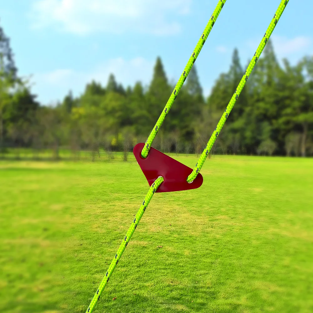 Outdoor Camping Tent Wind Rope Buckle, 3 Hole High Strength Plastic Rope Tensioner, Tent Cord, Fastener, Tightening H