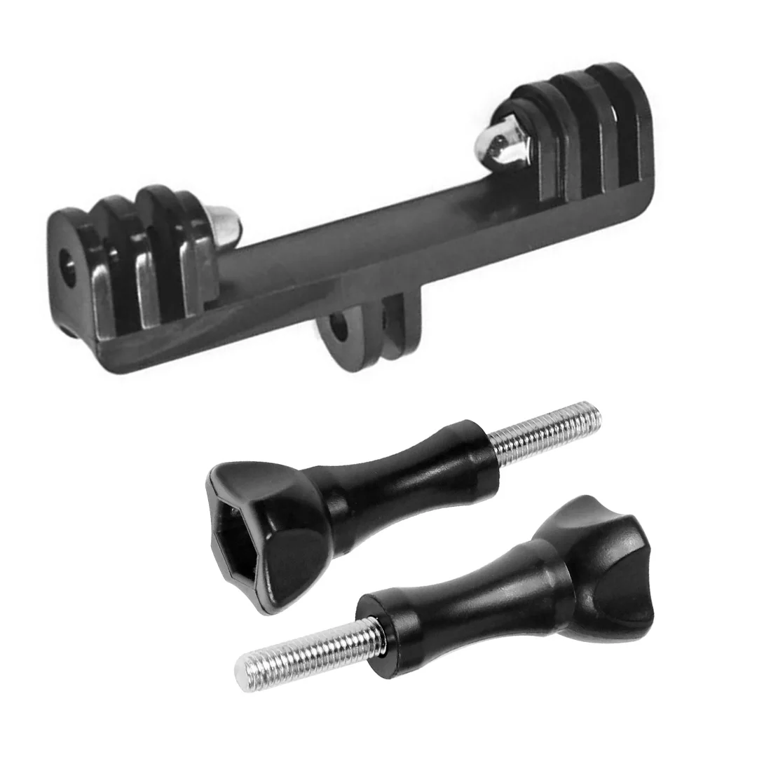 Doppels tativ adapter halterung Brücken erweiterungs brücken arm für Gopro 13 12 Osmo Action Kamera Selfie Blitzlicht halter – Detail 10