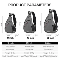 Mixi Men One Shoulder Backpack Women Sling Bag Crossbody USB Boys Cycling Sports Travel Versatile Fashion Bag Student School 6