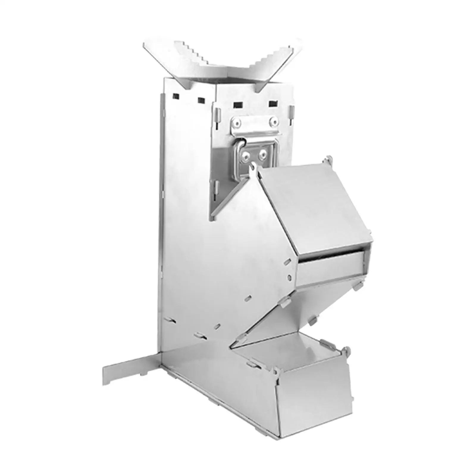 Camping Rocket Stove Wood Burning Stoves for BBQ, Emergency, Backyard Cooking,