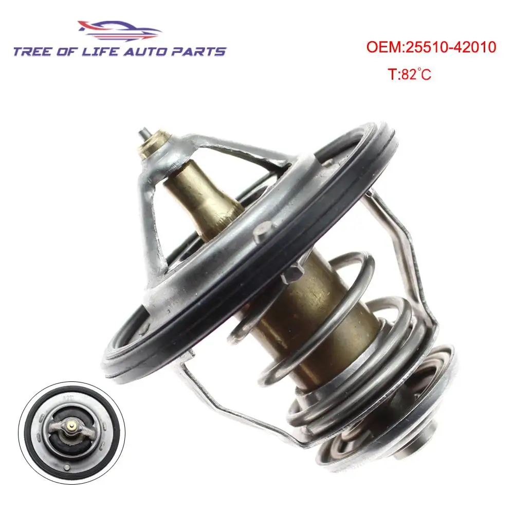 25510-42010 Termostato Del Liquido Di Raffreddamento Del Motore 82C Per Hyundai Galloper Kia Sorento Per Mitsubishi L200 2015-2021 2551042010 25510 42