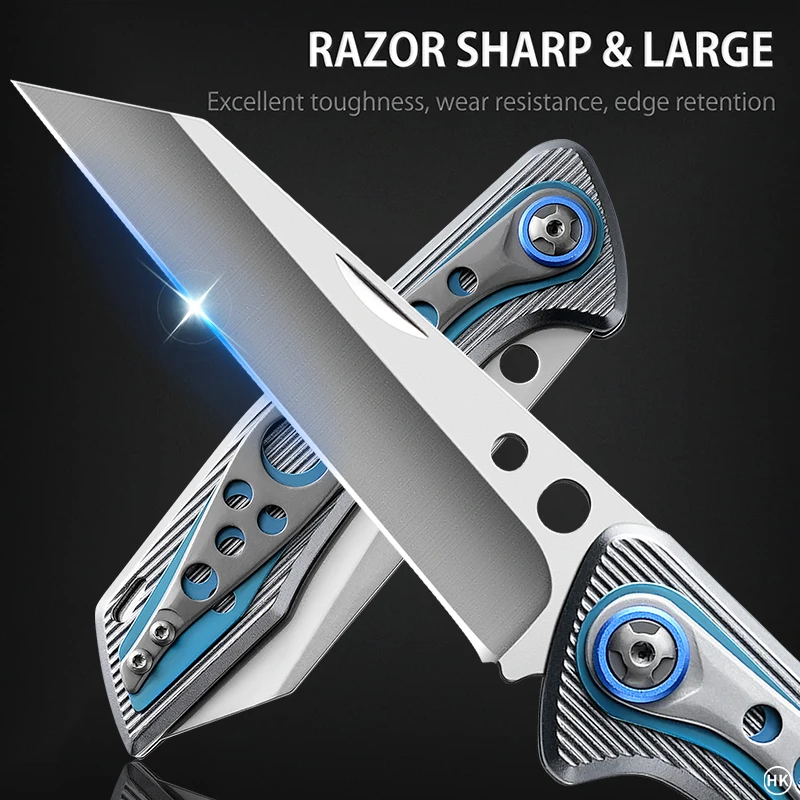 Durable Aluminum Folding Knife With Quick-Open Feature For Easy Adventures