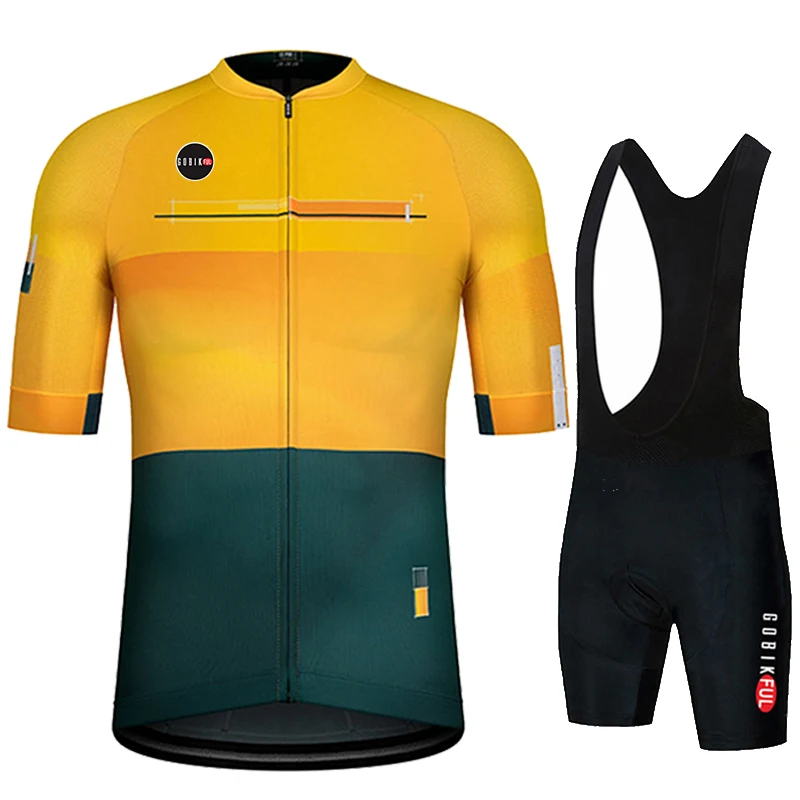 Summer 2023 Kbora Cycling Clothes Man Jersey Set Men's Uniform