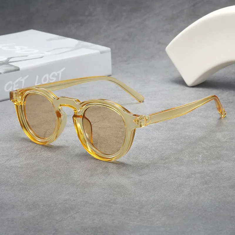 Vintage Round Frame Unisex UV Protection Sunglasses