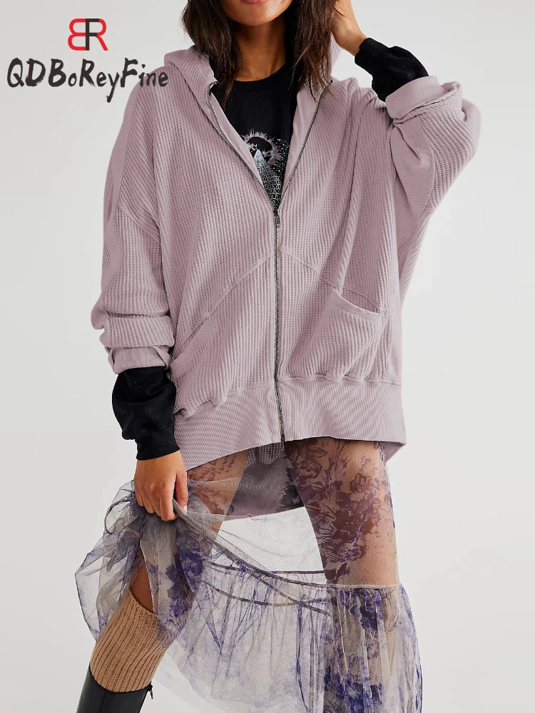 

Autumn Oversized Sweatshirt for Women 2024 New Y2K Casual Korean Fashion Thick Warm Hoodies Coats Long Winter Jacket Women