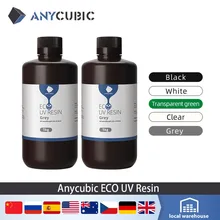 ANYCUBIC Plant-based ECO UV Resin For Photon M3 Photon Mono X LCD 3D Printer low Odor 3D Printing Liquid Materials 2pcs/lot
