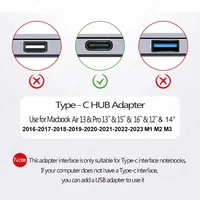 USB 3.1 Type-C Hub to HDMI Adapter 4K Thunderbolt 3 USB C Hub 3.0 TF SD Reader Slot PD For MacBook Air 13 15 Pro 14 M4 M3 M2 M1 - Image 5