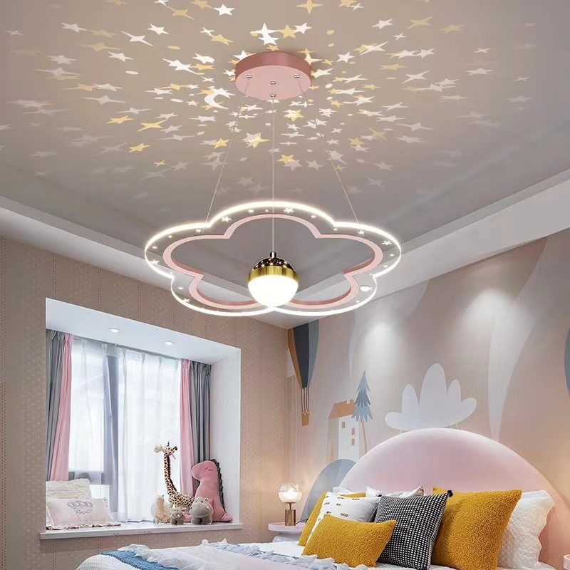 Creative Modern Cartoons LED Chandelier Lamps For Children's Study