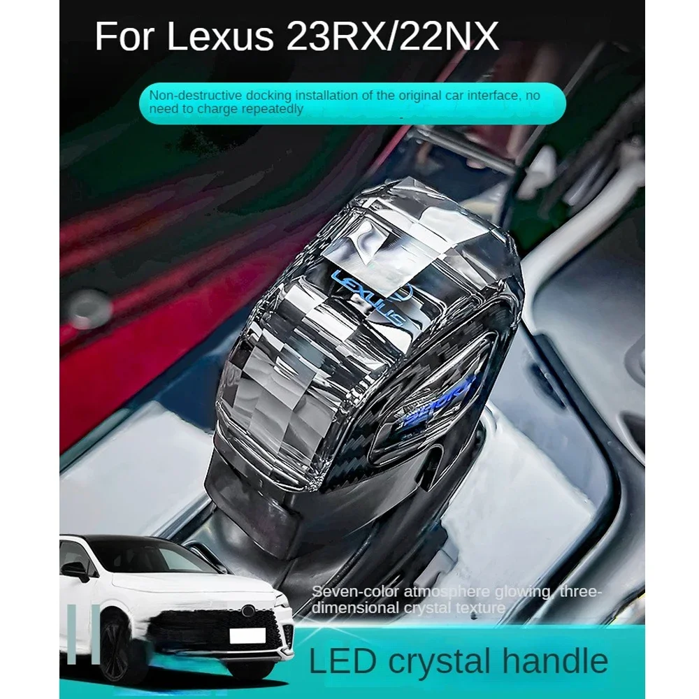 

Crystal gear shift knob for Lexus 23 RX/22NX260 crystal gear lever head 350h/500h modification 450h+gear lever