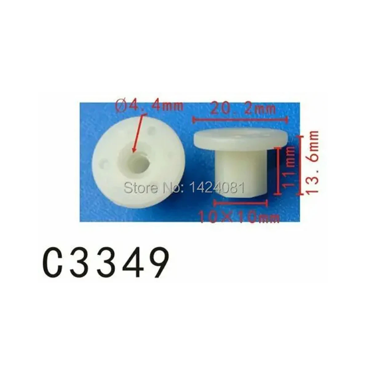 

100x / 500x OEM задний бампер-ЦЕНТРАЛЬНЫЙ КРОНШТЕЙН гайка для GM 11547637