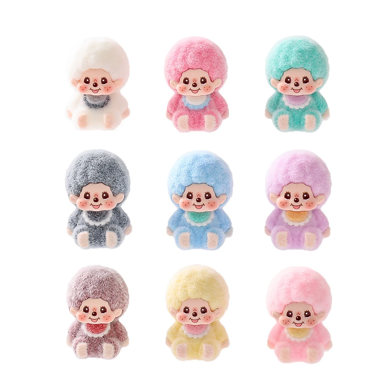 9pcs/Set Cute QiQi Figure Toy Baby Figurine Desktop Decoration Model Ornaments Toys Fans Christmas Gifts - 5