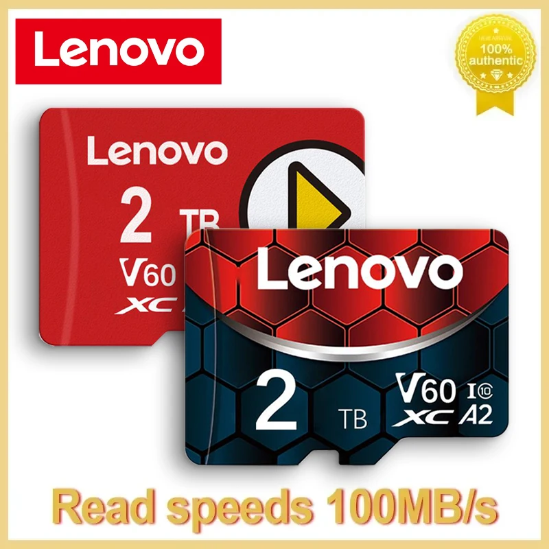 Lenovo 2Tb Sd Memory Card 128Gb Sd/Tf Flash Card Mini Sd Card Uhs-1 Flash Memory Card Con Adattatore Gratuito Per Nintendo 64 Game