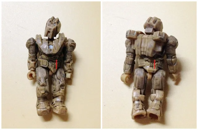 Mini Mega Blocks Construx Infinite Halo Master Chief Spartan Building Blocks Decoration Collection Model Anime Toy Action Figure 4
